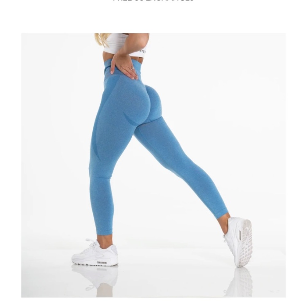 NVGTN Sky Blue Contour Seamless leggings